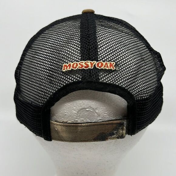 Mossy Oak Camouflage Hat Hunt Woodland Camo Fish Baseball Velcro Backstrap - Picture 7 of 14